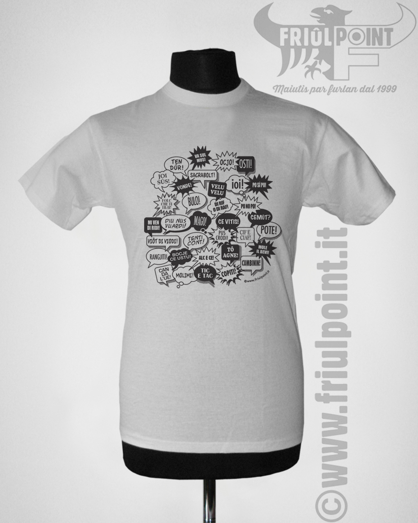 T Shirt Esclamazioni Friulpoint