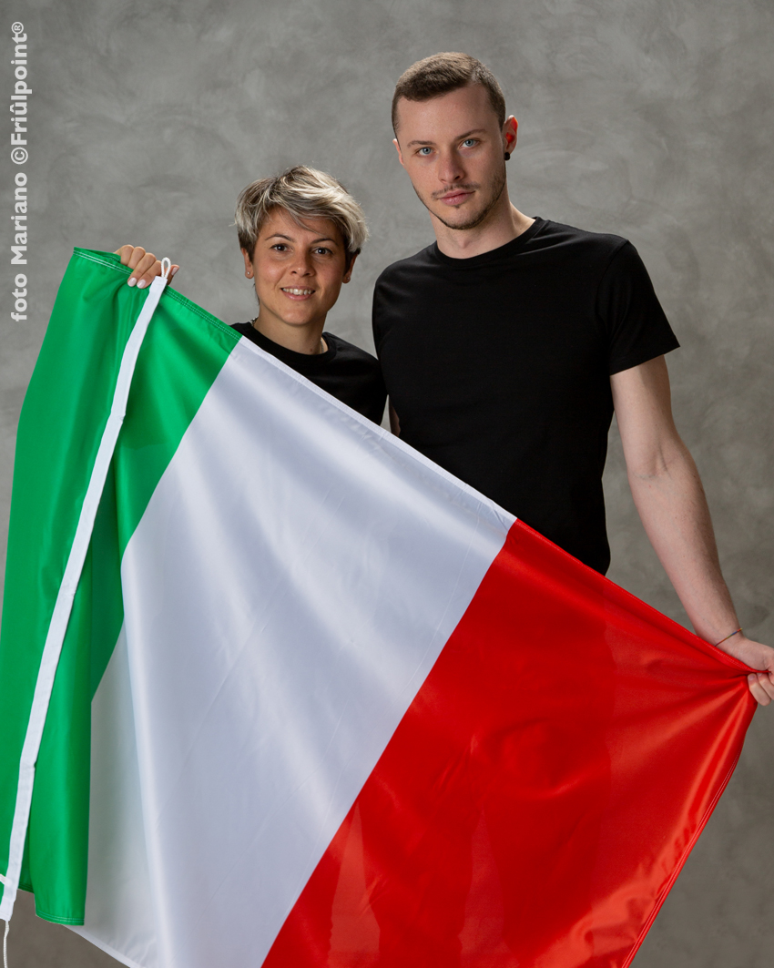 Bandiera Italia 100×150Tessuto nautico con cordino – Friûlpoint